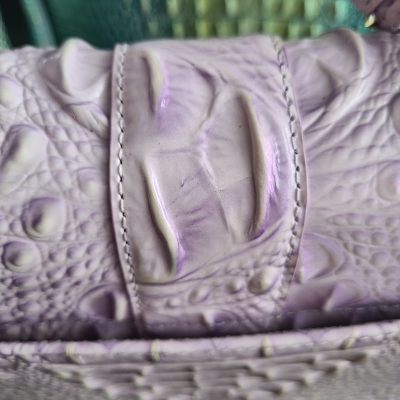 NWT Brahmin Small Hallie Gentle Lavender Melbourne With Matching Coin Purse - Picture 7 of 16